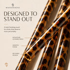 Sienna Leopard Straw