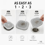 DrainSnap – Universal Silicone Hair Catcher & Drain Filter