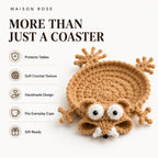 CozyCritters – Hand-Crocheted Animal Coasters