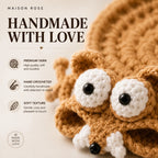 CozyCritters – Hand-Crocheted Animal Coasters