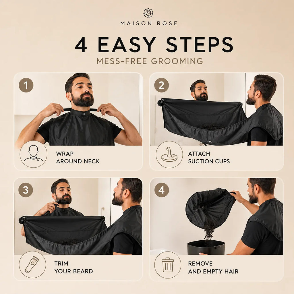 TrimShield – Beard Grooming Apron