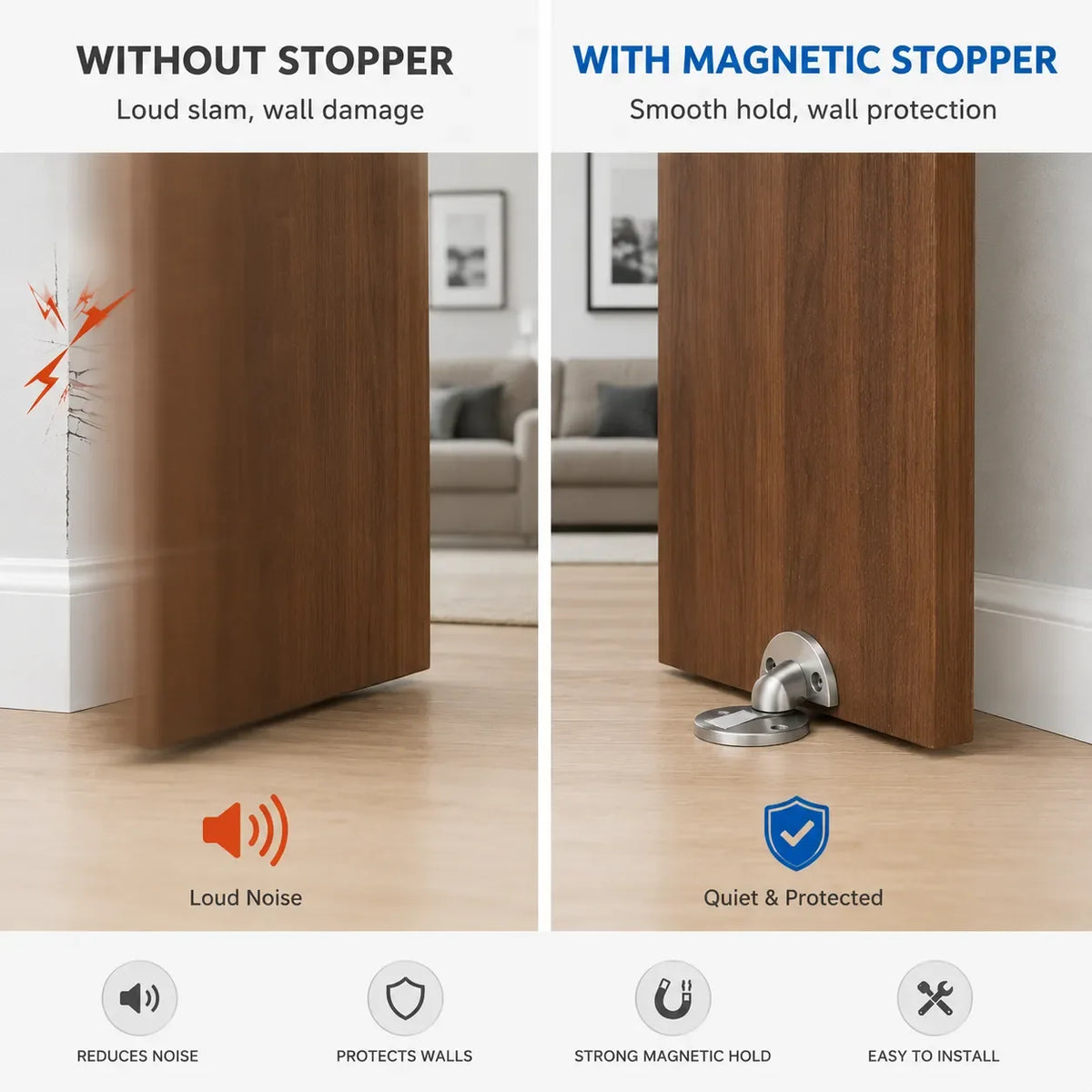 StealthHold - Magnetic Door Stopper
