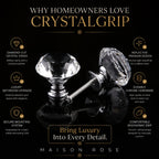 Lumina Crystal – Glass Cabinet Knobs