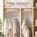 HangSpace – 9-Slot Space-Saving Hanger
