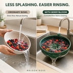 BerryBloom – Ceramic Fruit Rinsing Bowl