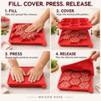 PattyPrep – Silicone Burger Patty Mold