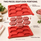 PattyPrep – Silicone Burger Patty Mold