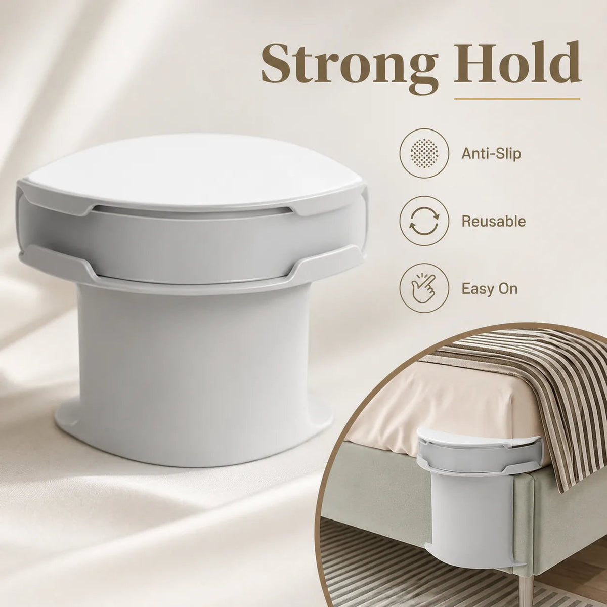 Secure Fit Sheet Holders – Wrinkle-Free. Slip-Free Bed