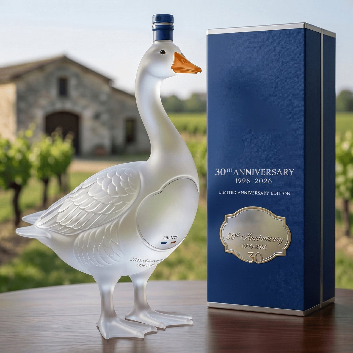 30th Anniversary 3D Sculpted Vodka Bottle