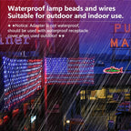 American Flag Lights Outdoor 420 LED String Lights Party Decor