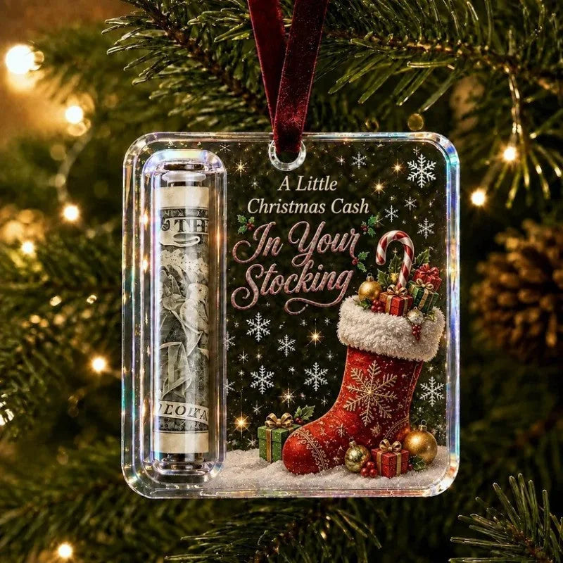 Santa's Cash Holder Christmas Ornament – The Magical Way to Gift Money This Holiday