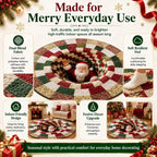 Christmas 3D Optical Illusion Round Floor Mat – 80 cm