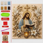 DIY 3D Pearl-Style Christian Faith Art Kit