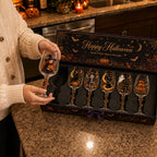 Halloween 3D Stemmed Wine Goblet