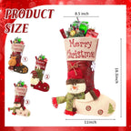 Personalized Christmas Stocking with 3D Character – 3 Designs