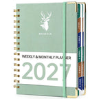 2027 A5 Deer Spiral Planner – 160 Sheets