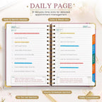 2027 A5 Deer Spiral Planner – 160 Sheets