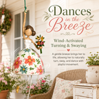 Whimsical Dancing Lady Hanging Ornament