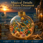 Lighted Ocean Animal Diorama Ornament