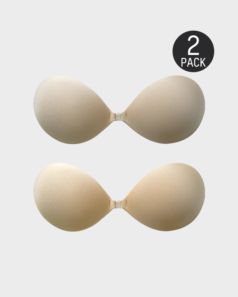 1Front Closure Adhesive Invisible Push-Up Bra(2 Pairs)