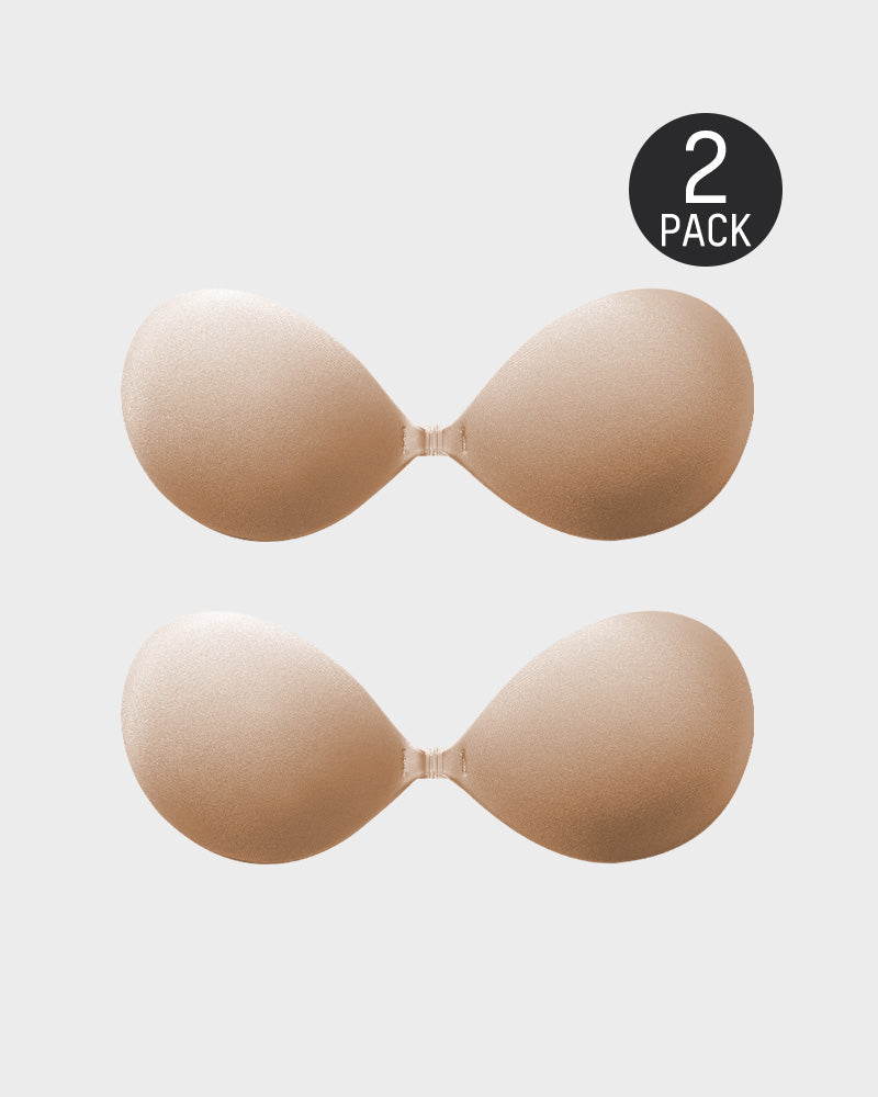 1Front Closure Adhesive Invisible Push-Up Bra(2 Pairs)