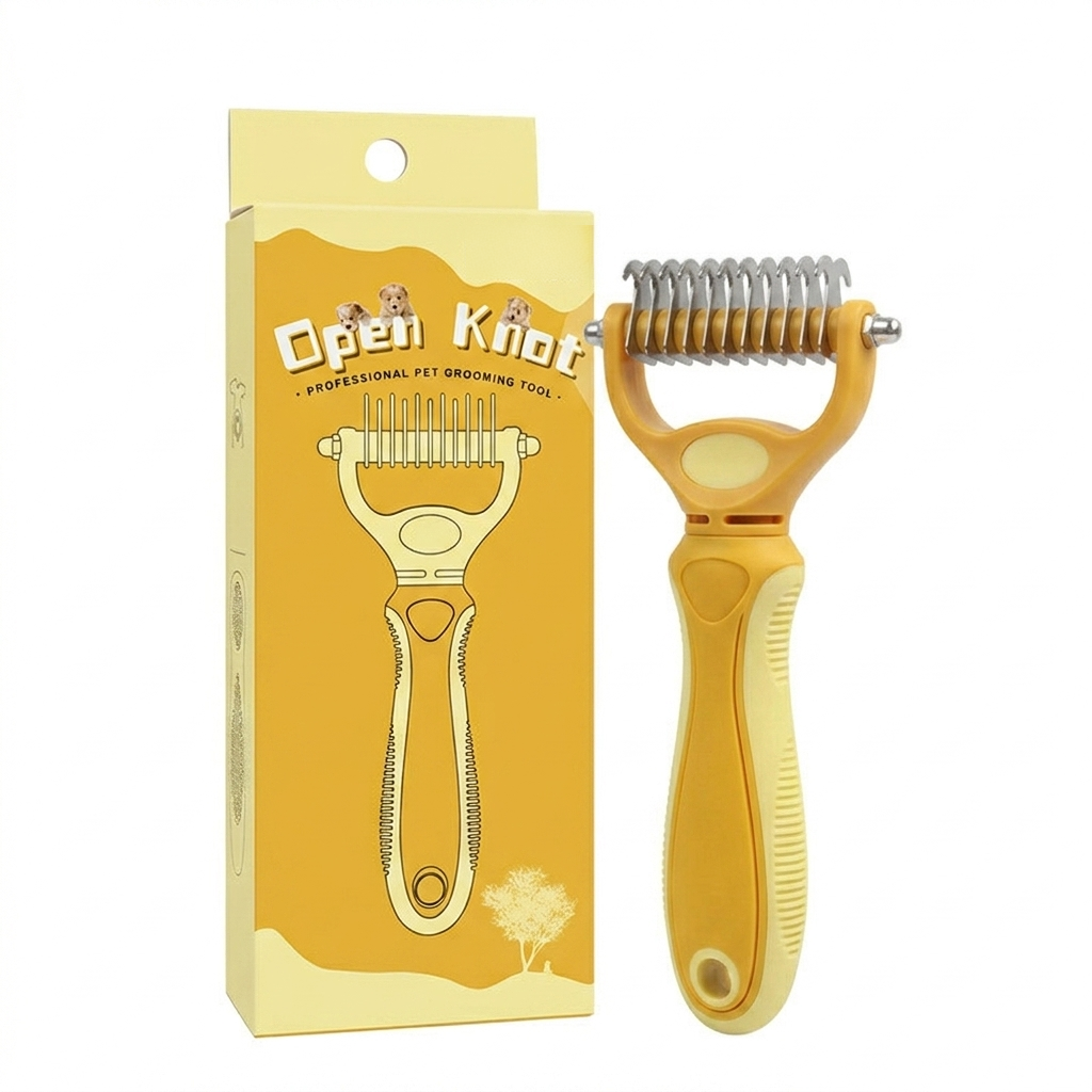 Professional Deshedding Tool for Dogs & Cats – Gentle, Efficient & Fur-Free Home