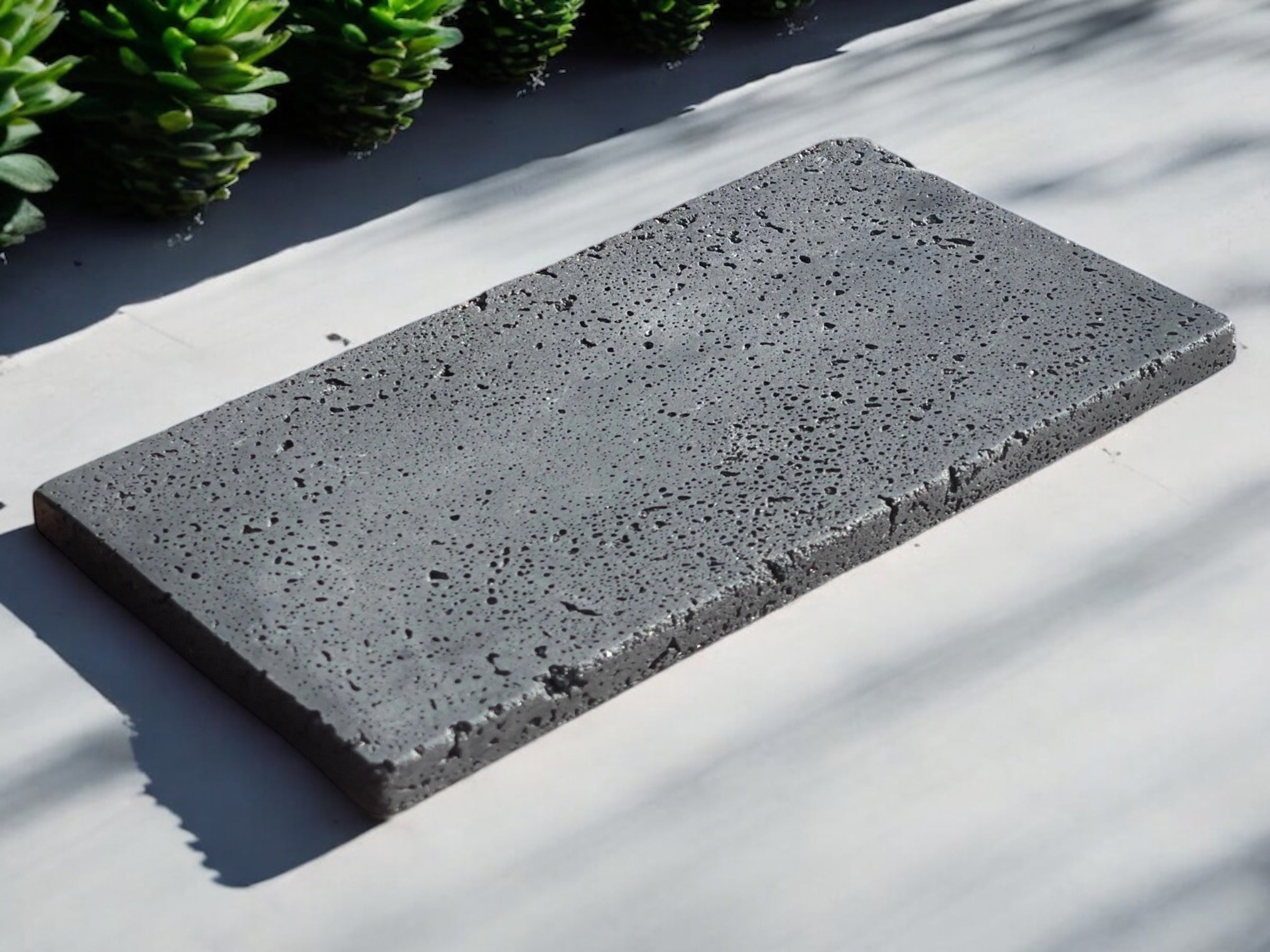 Rectangular Concrete Vanity Tray