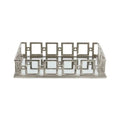 Rectangular Nickel Mirrored Tray