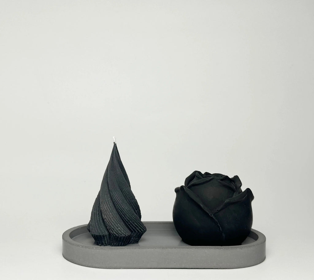 Oval Concrete Jewelry & Soap Tray