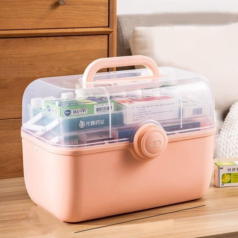 Satsus| MediSmart Pill Organiser – Compact Weekly Medicine Storage Box for Home & Travel