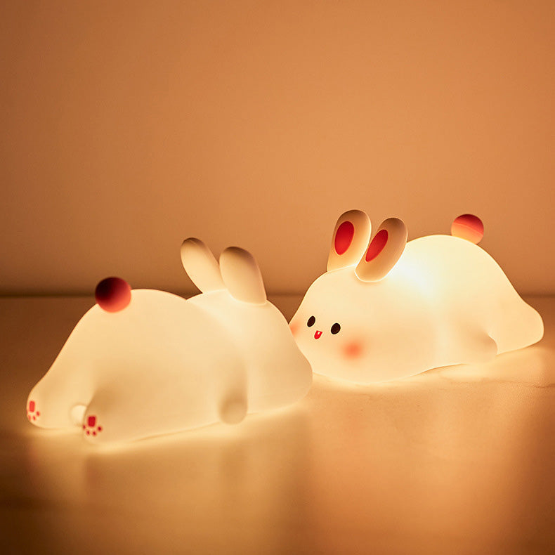 Satsus® Squishy Silicone Tap Tap Night Light Lamp Best Gift