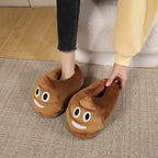 Funny Poop Warm Plush Slippers