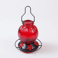 Glass Hummingbird Feeder
