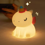Satsus® Unicorn Night Light LED Squishy Tap Lamp Best Gift for Baby and Girl