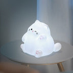 Satsus® Squishy Silicone Waving Cat LED Night Light - Perfect Gift for Kids and Girls