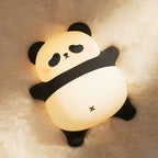 Satsus® Lying Lazy Panda Night Light LED Tap Lamp Best Gift for Baby and Girl