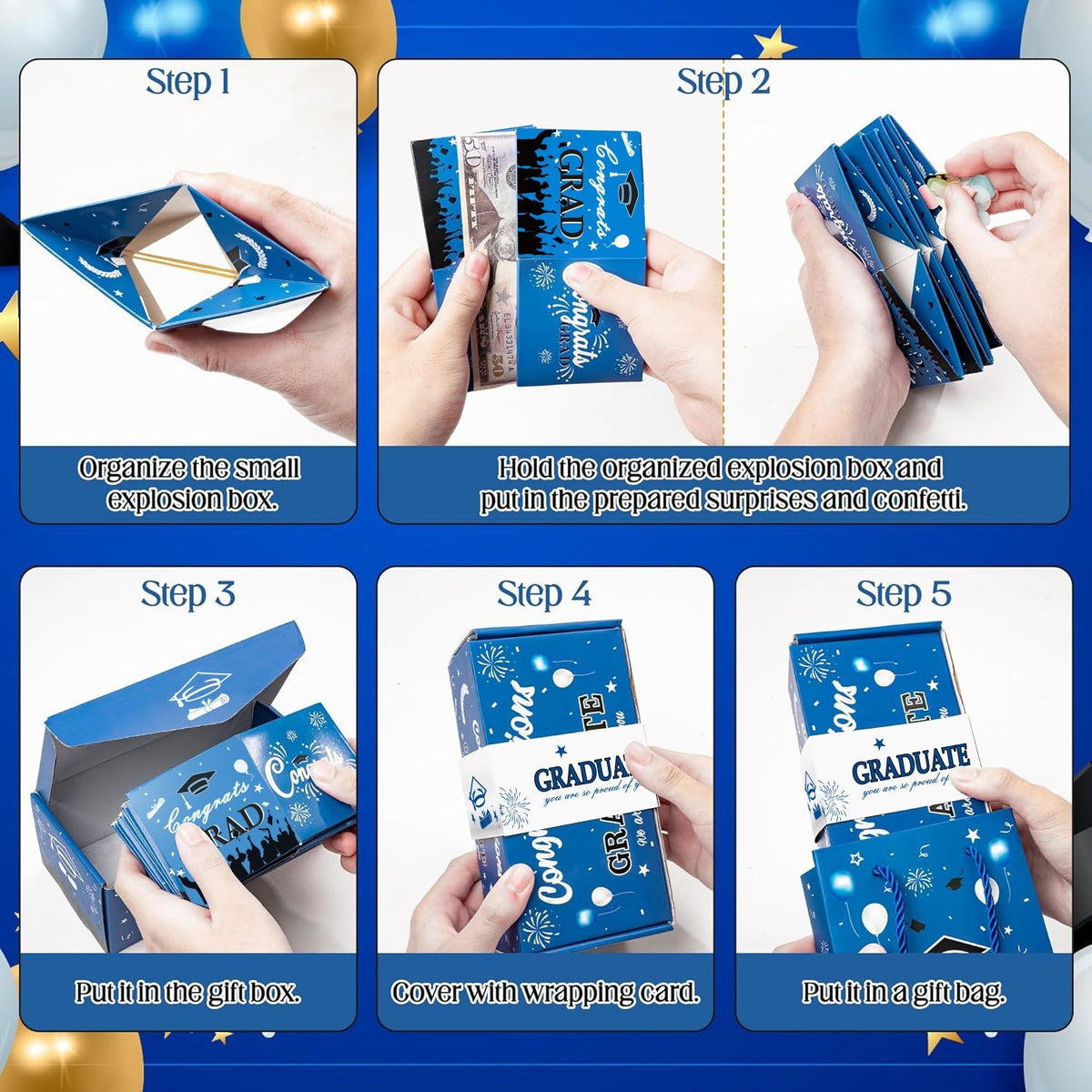 Graduation Explosion Gift Box