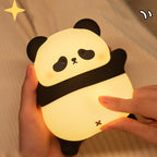 Satsus® Lying Lazy Panda Night Light LED Tap Lamp Best Gift for Baby and Girl