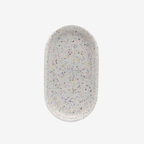 Small Pastel Terrazzo Oval Jewelry Tray