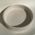 Beige Round Jesmonite Candle Tray