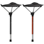 Satsus| Adjustable Aluminum Alloy Folding Camping Stool 125kg Load Bearing for Hiking Travel