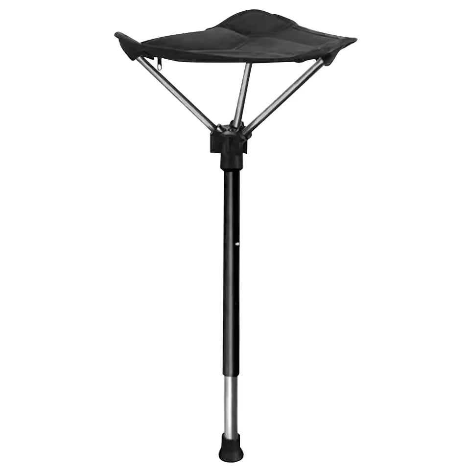 Satsus| Adjustable Aluminum Alloy Folding Camping Stool 125kg Load Bearing for Hiking Travel