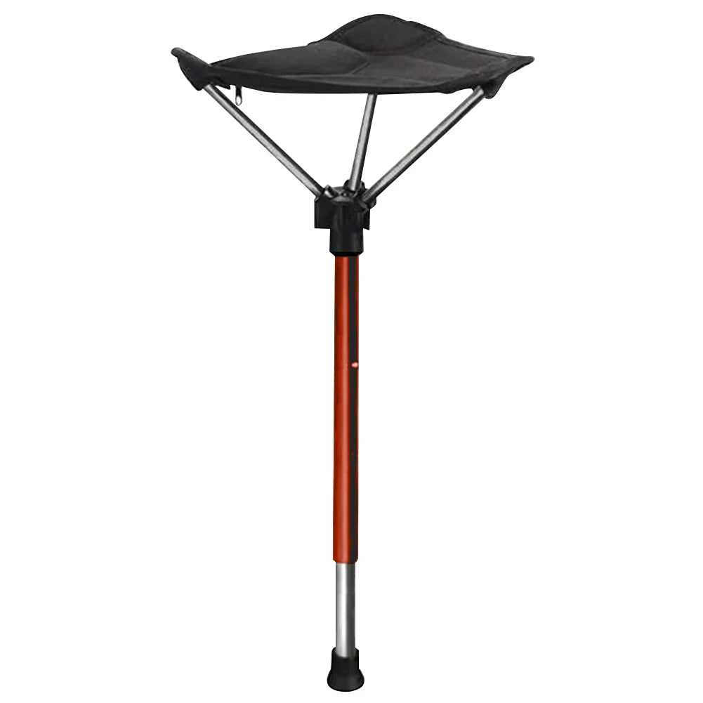 Satsus| Adjustable Aluminum Alloy Folding Camping Stool 125kg Load Bearing for Hiking Travel