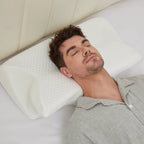Satsus| Cervical Pillow for Neck Pain Relief – Orthopedic Memory Foam Neck Support Pillow for Cervical, Shoulder & Back Alignment