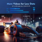 HY300 Pro Smart Mini Projector – Android 11 & 180° Flexible