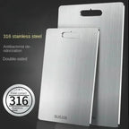 Stainless Steel Chopping Board — Heavy Duty, Professional Grade, Food Safe, Easy Clean, Durable, Rust Resistant