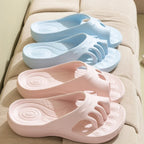Wide Steps Five Toe Arch Support Slippers