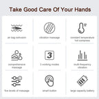 Hot Compress Electric Triple Mode Ergonomic Hand Massager