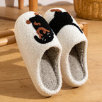 Cozy Dog Pattern Indoor Slippers