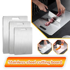 Stainless Steel Chopping Board — Heavy Duty, Professional Grade, Food Safe, Easy Clean, Durable, Rust Resistant